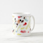 Moderne Abstrakte Kaffee-Tasse Kaffeetasse (VorderseiteRechts)