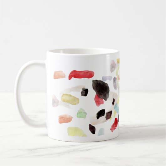 Moderne Abstrakte Kaffee-Tasse Kaffeetasse (Links)