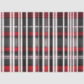 Moderne Abstrakte Karierte Schwarze Sammlung Seidenpapier (Vorderseite)