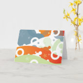 Moderne Abstrakte Karte (Gelbe Blume)