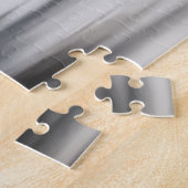 Moderne Abstrakte Katze - Minimalistische Design K Puzzle (Seite)