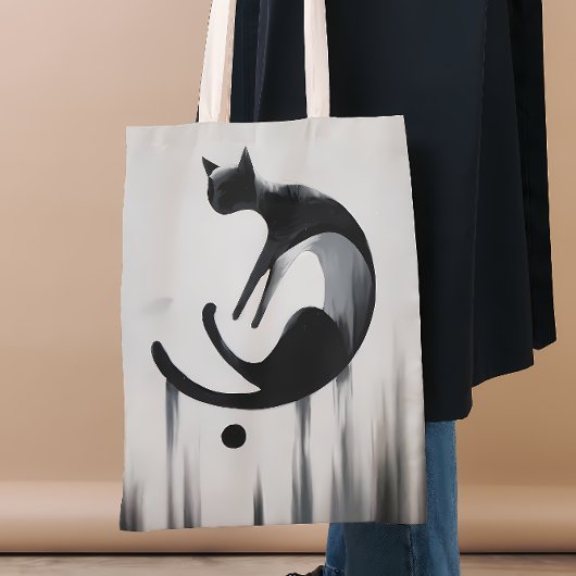 Moderne Abstrakte Katze - Minimalistische Design K Tasche