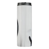 Moderne Abstrakte Katze - Minimalistische Design K Thermosbecher (Rückseite)