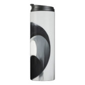 Moderne Abstrakte Katze - Minimalistische Design K Thermosbecher (Nach rechts gedreht)