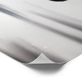 Moderne Abstrakte Katze - Minimalistisches Design Poster (Ecke)