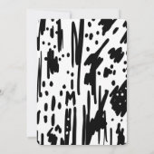 Moderne Abstrakte Kinderdusche Einladung (Rückseite)