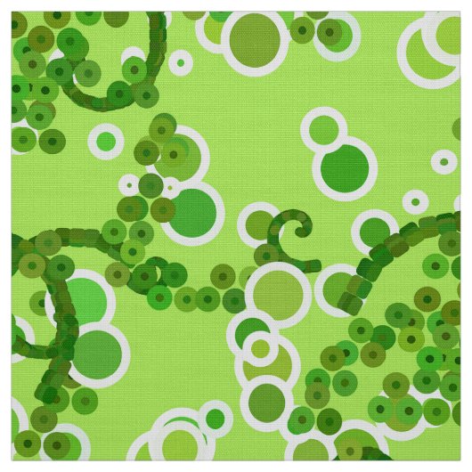 Moderne Abstrakte Konfetti-Printwerbung, Limetteng Stoff (Muster)