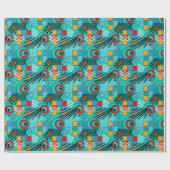 Moderne abstrakte kreative bunte Muster Geschenkpapier (Flach)