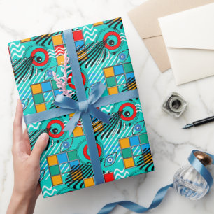 Moderne abstrakte kreative mehrfarbige Muster Geschenkpapier