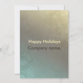 Moderne abstrakte Kreise Corporate Holiday Party Einladung (Rückseite)