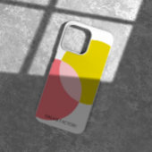 Moderne Abstrakte Kreise Gelbrosa Minimalistisch - Case-Mate iPhone Hülle