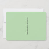 Moderne Abstrakte Kriegerfrau zum Geburtstag Einladung (Rückseite)