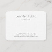 Moderne Abstrakte Kunst Beruflich Elegante Vorlage Visitenkarte (Rückseite)