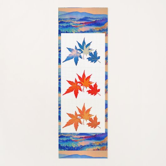 Moderne Abstrakte Kunst beruhigend beruhigende Aho Yogamatte (Vorderseite)