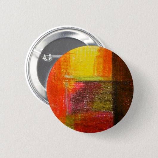 Moderne Abstrakte Kunst Button (Vorne & Hinten)