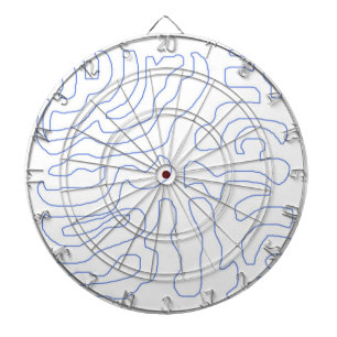 moderne abstrakte Kunst Dartscheibe