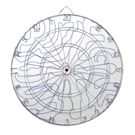 moderne abstrakte Kunst Dartscheibe (vorne)