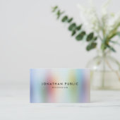 Moderne Abstrakte Kunst, Dichtung und Musik Berufl Visitenkarte (Stehend Vorderseite)