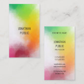 Moderne Abstrakte Kunst Elegante Berufliche Modern Visitenkarte (Vorne/Hinten)