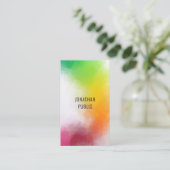 Moderne Abstrakte Kunst Elegante Berufliche Modern Visitenkarte (Stehend Vorderseite)