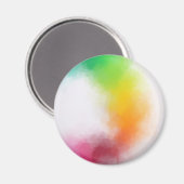 Moderne Abstrakte Kunst Elegante Vorlage Magnet (Vorderseite/Rückseite)