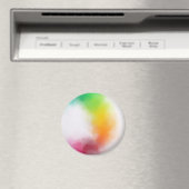 Moderne Abstrakte Kunst Elegante Vorlage Magnet (In Situ (Geschirrspüler))