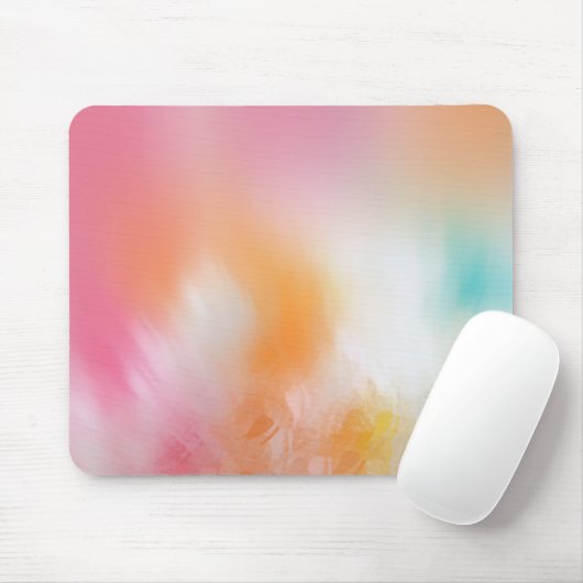 Moderne Abstrakte Kunst Elegante Vorlage Mousepad (Mit Mouse)