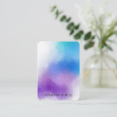 Moderne Abstrakte Kunst Elegante Vorlage Visitenkarte (Stehend Vorderseite)