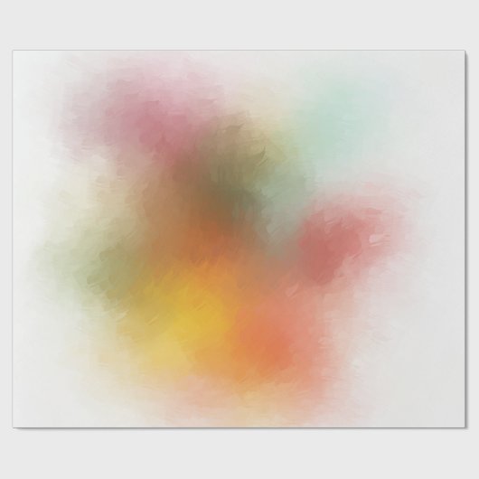 Moderne Abstrakte Kunst Elegantes Design Geschenkpapier (Flach)