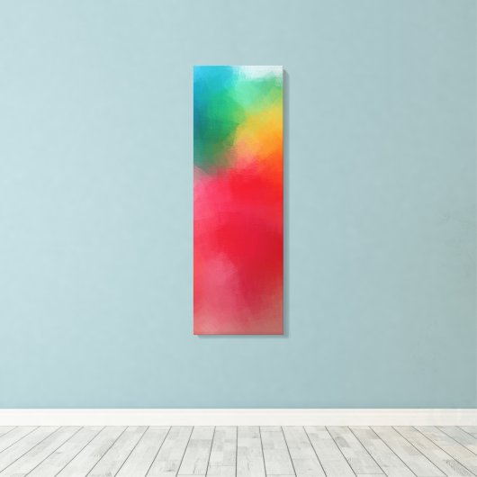 Moderne Abstrakte Kunst - Elegantes Template Leinwanddruck (Insitu (Holzboden))