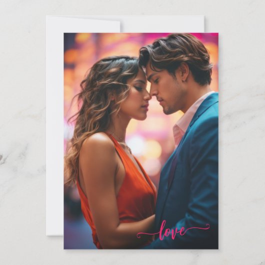 Moderne Abstrakte Kunst - farbenfrohe Hochzeit des Einladung (Rückseite)