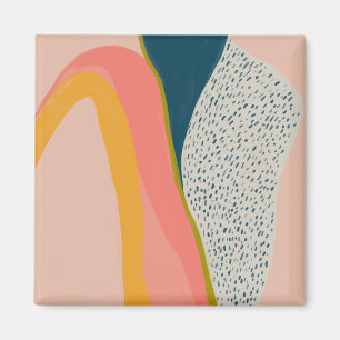 Moderne Abstrakte Kunst - farbenfrohe iPhone Case Magnet