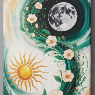 Moderne Abstrakte Kunst: Gentle Pastels & Japandi Poster