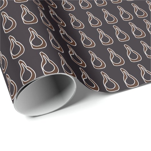 Moderne Abstrakte Kunst Geschenkpapier (Rolleneckpunkt)