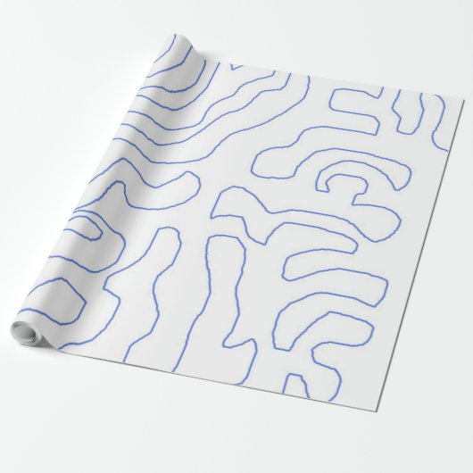 moderne abstrakte Kunst Geschenkpapier (Ungerollt)