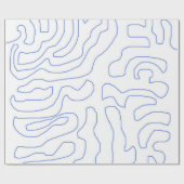 moderne abstrakte Kunst Geschenkpapier (Flach)