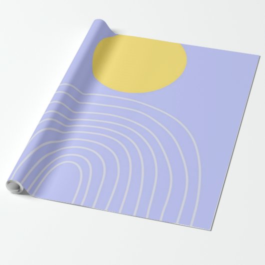 moderne abstrakte Kunst Geschenkpapier (Ungerollt)