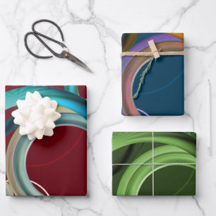 Moderne abstrakte Kunst Geschenkpapierbögen Geschenkpapier Set