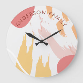 Moderne Abstrakte Kunst Große Wanduhr