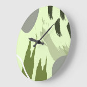 Moderne Abstrakte Kunst Große Wanduhr (Winkel)