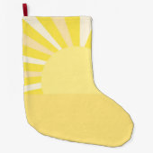 moderne abstrakte Kunst Großer Weihnachtsstrumpf (Vorderseite)