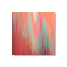 Moderne Abstrakte Kunst - Hot Pink und Orange