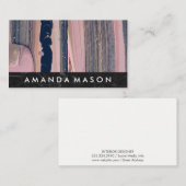 Moderne Abstrakte Kunst | Interior Designer Visitenkarte (Vorne/Hinten)