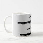 Moderne abstrakte Kunst Kaffeetasse (Links)
