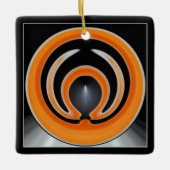 Moderne Abstrakte Kunst Keramikornament (Vorderseite)