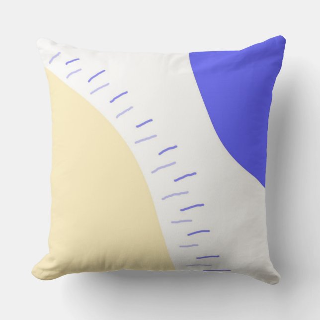 moderne abstrakte Kunst Kissen (Vorderseite)