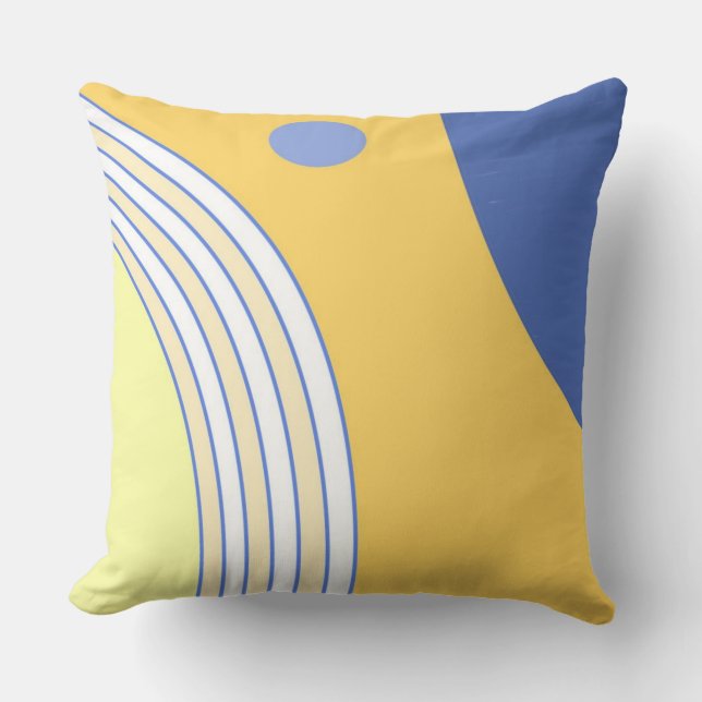 moderne abstrakte Kunst Kissen (Vorderseite)