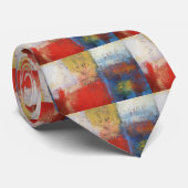 Moderne Abstrakte Kunst Krawatte (Gerollt)