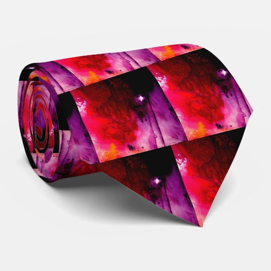 Moderne Abstrakte Kunst Krawatte (Gerollt)
