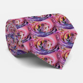 Moderne Abstrakte Kunst Krawatte (Gerollt)